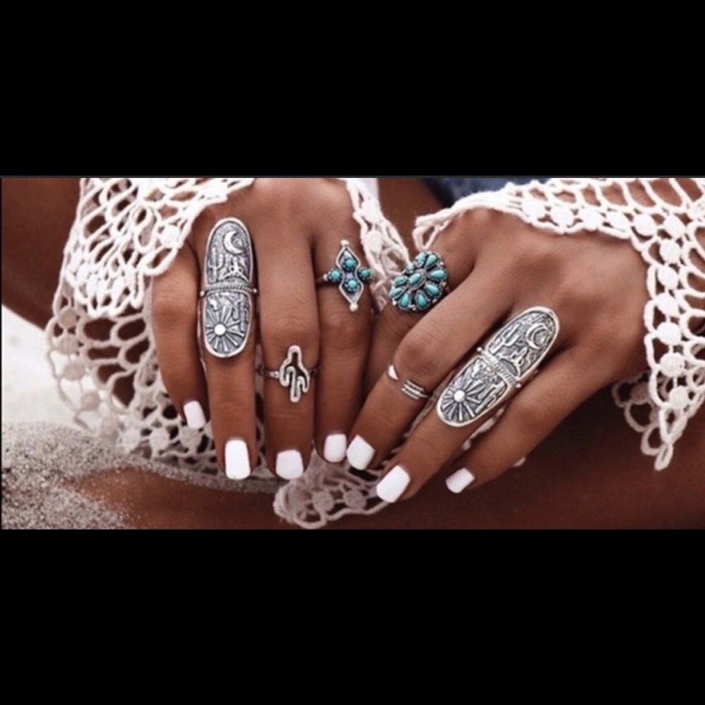 Vintage Boho Knuckle Rings